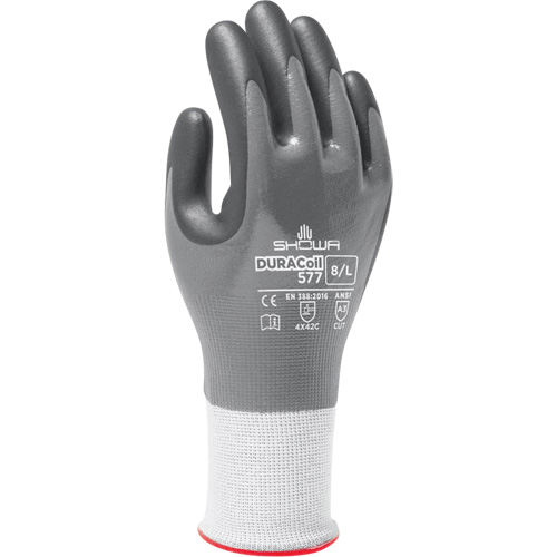 Gants r&eacute;sistants aux coupures 577, Taille 6/Petit, Calibre 13, Rev&ecirc;tement Mousse de nitrile, Enveloppe en PEHP, ANSI/ISEA 105 niveau 3/EN 388 niveau C Moffatt Supply & Specialties