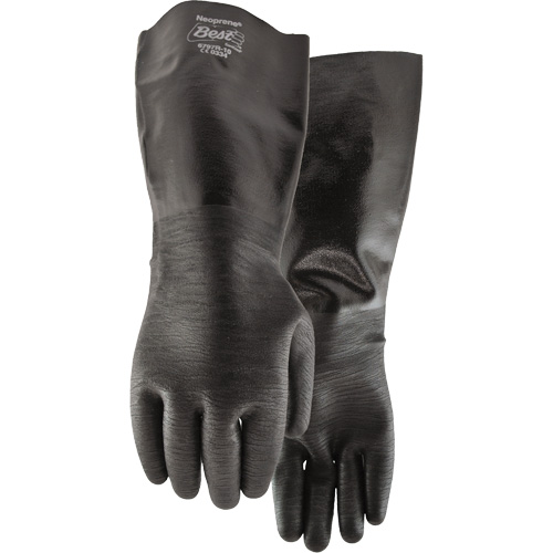 Chemical Resistant Gloves, Size Large/10, 18" L, Neoprene, Cotton Inner Lining, 84-mil Moffatt Supply & Specialties
