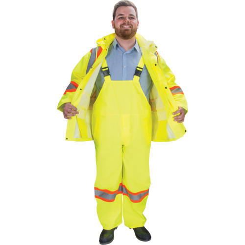 RZ1000 Rain Suit, Polyester, Small, High Visibility Lime-Yellow Moffatt Supply & Specialties
