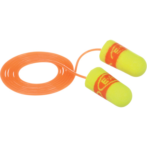 Bouchons d'oreilles SuperFit E-A-Rsoft, Paire - Sac en poly, Avec cordon Moffatt Supply & Specialties