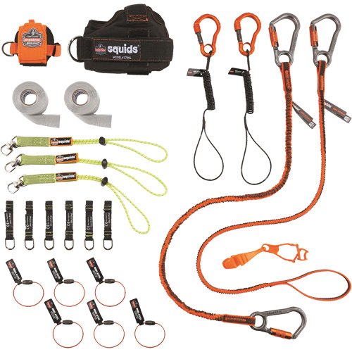 Squids&reg; 3183 Carpenter & Laborer's Tool Tethering Kit Moffatt Supply & Specialties