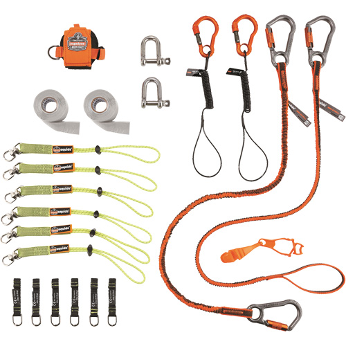 Trousse de longes de fixation d'outils pour monteurs d'&eacute;chafaudages 3187 Squids Moffatt Supply & Specialties