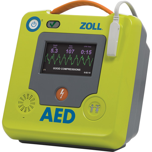 D&eacute;fibrillateur AED 3 BLS pour secouristes professionnels, Semi-automatique, Français, Classe 4 Moffatt Supply & Specialties