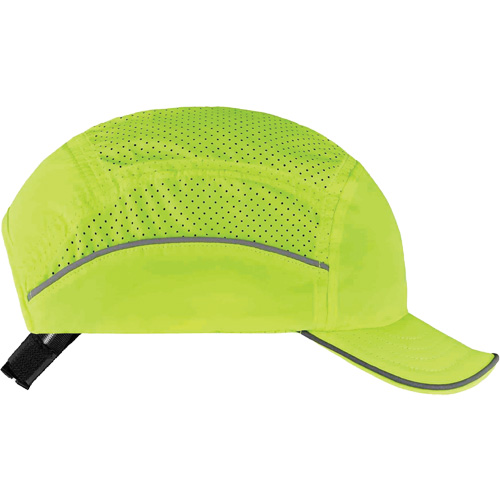 Skullerz&reg; 8955 Lightweight Bump Cap Hat, High Visibility Lime Green Moffatt Supply & Specialties