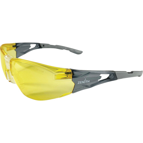 Z2900 Series Safety Glasses, Amber Lens, Anti-Scratch, ANSI Z87+/Meets/Exceeds CSA Z94.3 Moffatt Supply & Specialties