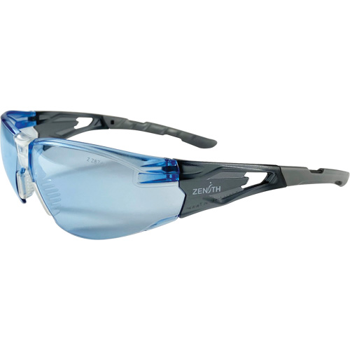 Z2900 Series Safety Glasses, Blue Lens, Anti-Scratch, ANSI Z87+/Meets/Exceeds CSA Z94.3 Moffatt Supply & Specialties