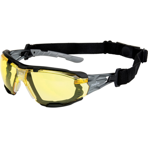 Z2900 Series Safety Glasses with Foam Gasket, Amber Lens, Anti-Scratch, ANSI Z87+/Meets/Exceeds CSA Z94.3 Moffatt Supply & Specialties