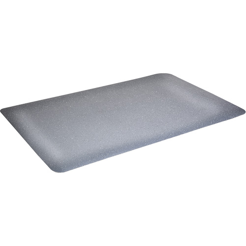 WD Foodmaster Anti-Microbial Mats, Smooth, 3' x 4' x 9/16", Grey, Nitrile/Rubber Moffatt Supply & Specialties