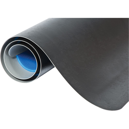 WD Elegance Anti-Microbial Mats, Smooth, 2' x 3' x 9/16", Black, Vinyl Moffatt Supply & Specialties