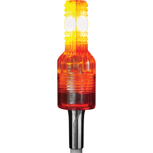 Tige de s&eacute;curit&eacute; avec lumi&egrave;re DEL haute visibilit&eacute; Safety Whip Moffatt Supply & Specialties