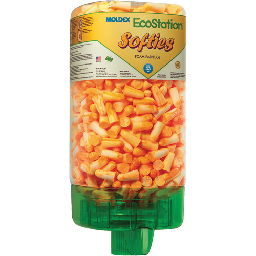 Trousse de d&eacute;marrage de distributeur de bouchons d'oreilles EcoStation Softies Moffatt Supply & Specialties