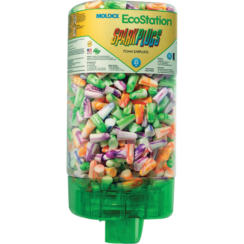 EcoStation SparkPlugs&reg; Earplug Dispenser Starter Kit Moffatt Supply & Specialties