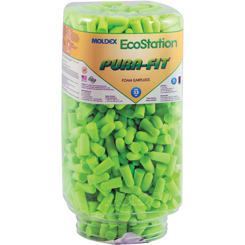 EcoStation Pura-Fit&reg; Earplug Refill, Bulk - Canister Moffatt Supply & Specialties