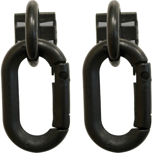 Safety Chain Magnetic Ring & Carabiner Set, Black Moffatt Supply & Specialties