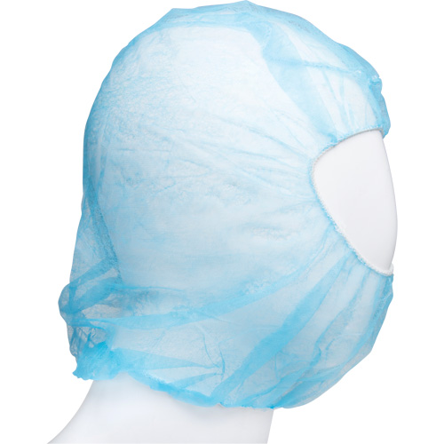 Disposable Hood, Polypropylene, Blue Moffatt Supply & Specialties
