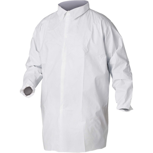 KleenGuard A20 Lab Coats, SMS, White, Small Moffatt Supply & Specialties