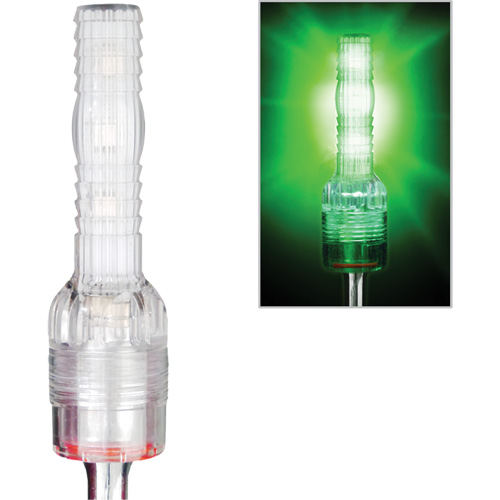 Tiges de s&eacute;curit&eacute; avec lumi&egrave;re DEL tr&egrave;s visibles Safety Whip Moffatt Supply & Specialties