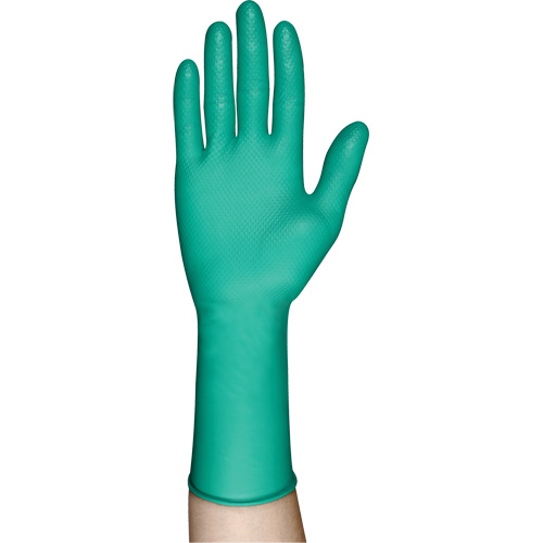 Gants jetables s&eacute;rie 93-287, Petit, Nitrile, 8,7 mils, Sans poudre, Vert Moffatt Supply & Specialties
