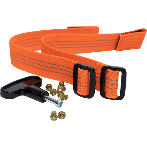 Replacement Brass Cleats & Straps for Midcleat Ice Cleats Moffatt Supply & Specialties