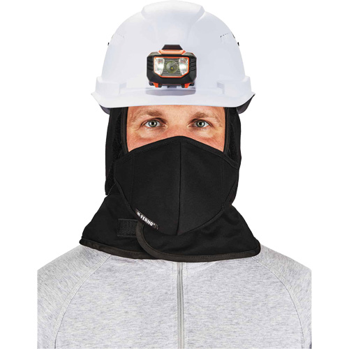 Doublure de casque de s&eacute;curit&eacute; d'hiver N-Ferno avec cache-bouche, Doublure en Molleton, Taille unique, Noir Moffatt Supply & Specialties