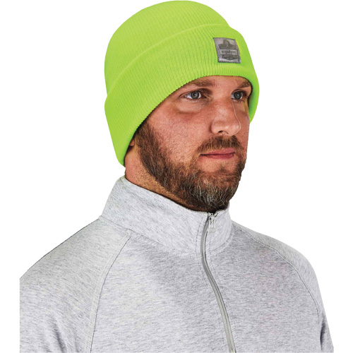 Bonnet en tricot c&ocirc;tel&eacute; N-Ferno, Taille unique, Vert lime haute visibilit&eacute; Moffatt Supply & Specialties