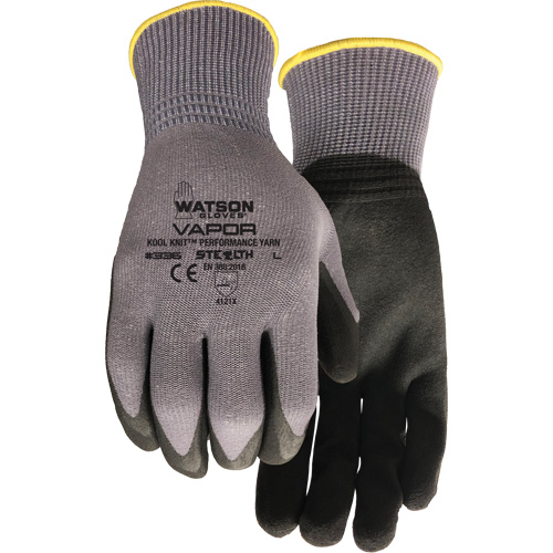 Gants enduits Stealth Vapour, Petit, R&ecirc;vetement Mousse de PVC, Calibre 15, Enveloppe en Nylon Moffatt Supply & Specialties