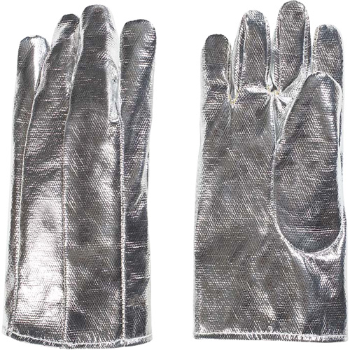 Heat Resistant Gloves, Aluminized/Kevlar&reg;, One Size, Protects Up To 800° F (426.66° C) Moffatt Supply & Specialties