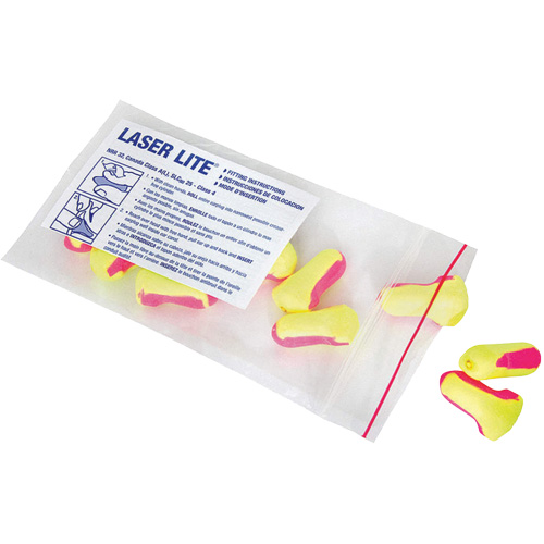 Howard Leight Laser Lite&reg; Single-Use Earplugs, Bulk - Polybag Moffatt Supply & Specialties