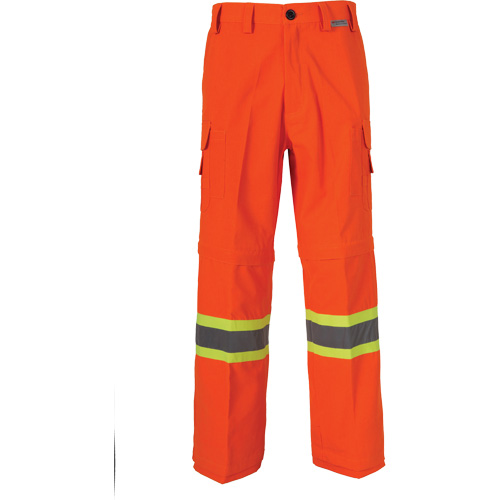Pantalons de mineur ventil&eacute;s haute visibilit&eacute; toutes saisons, Poly-coton, 32, Orange haute visibilit&eacute; Moffatt Supply & Specialties