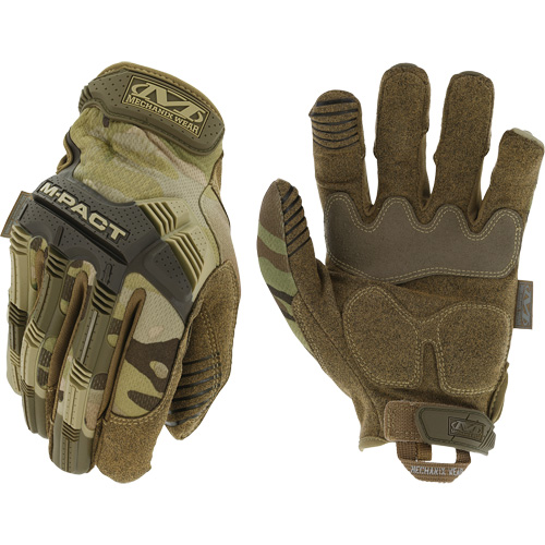 M-Pact&reg; MultiCam Tactical Impact Gloves, 8, Synthetic Palm, Hook & Loop Cuff Moffatt Supply & Specialties