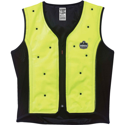 Gilet de refroidissement &agrave; sec Chill-Its 6685, 4T-Grand, Jaune lime haute visibilit&eacute; Moffatt Supply & Specialties