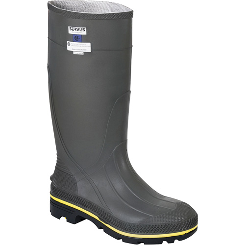 Pro&reg; Safety Boots, PVC, Steel Toe, Size 5 Moffatt Supply & Specialties