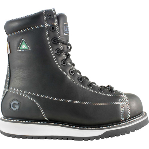 Rigger Work Boots, Leather, Steel Toe, Size 7, Impermeable Moffatt Supply & Specialties
