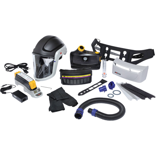 Versaflo TR Series Heavy Industry PAPR Kit, Hard Hat & Faceshield, Lithium-Ion Battery Moffatt Supply & Specialties