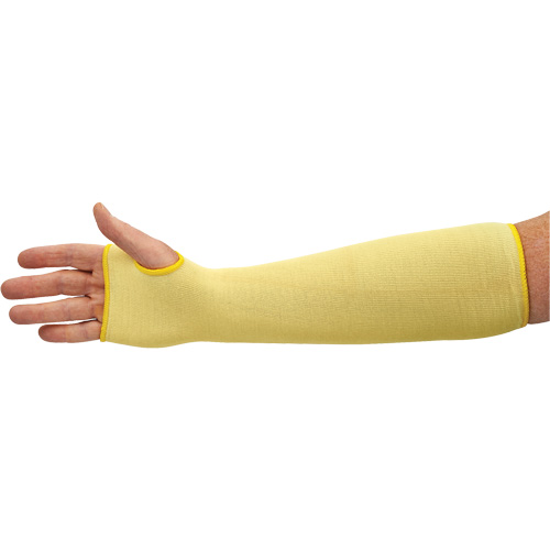 KleenGuard G60 Cut Resistant Sleeve, Kevlar&reg;, 18", ASTM ANSI Level A2/EN 388 Level 2, Yellow Moffatt Supply & Specialties