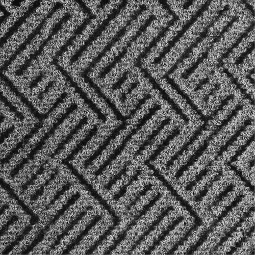 Triathlon Performance Entrance Mats, Wiper/Scraper, 3' x 5' x 7/16", Charcoal Moffatt Supply & Specialties