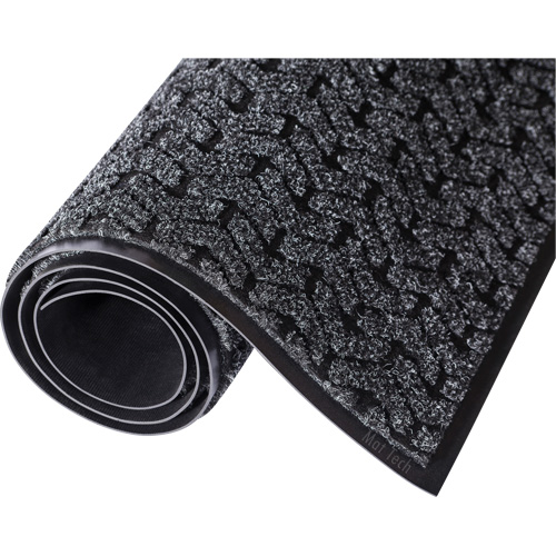 Tapis d'accueil Performance Tire-Track, Essuie-pieds/grattoir, 4' x 8' x 3/8", Charbon Moffatt Supply & Specialties