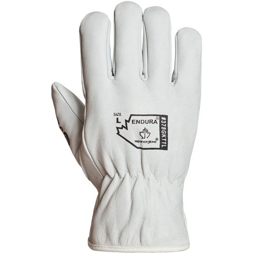 Gants de conducteur doubl&eacute;s pour l'hiver Endura, T-Grand, Paume en Cuir fleur de ch&egrave;vre, Thinsulate Moffatt Supply & Specialties