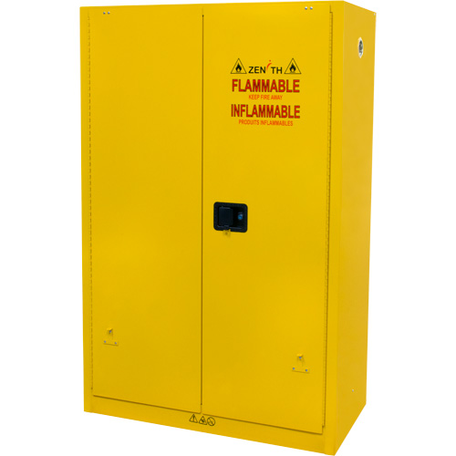 Armoire pour produits inflammables, 45 gal., 2 Porte(s), 43" La x 65" h x 18" p Moffatt Supply & Specialties