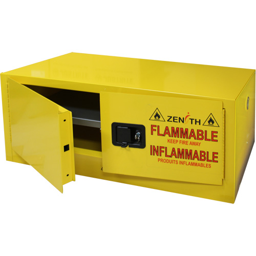 Armoire pour produits inflammables, 12 gal., 2 Porte(s), 43" La x 18" h x 18" p Moffatt Supply & Specialties