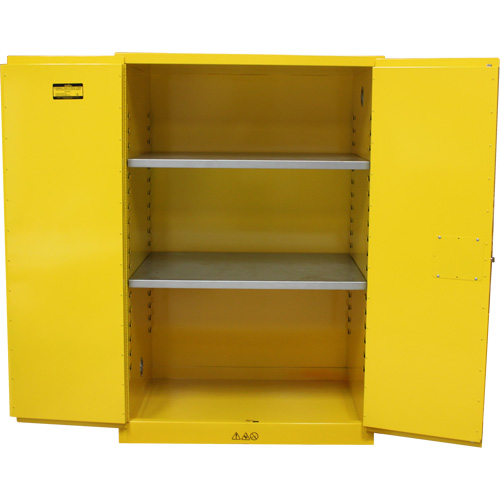Armoire pour produits inflammables, 90 gal., 2 Porte(s), 43" La x 66" h x 34" p Moffatt Supply & Specialties