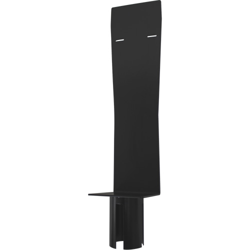 Porte-distributeur pour poteaux de barri&egrave;re pour le contr&ocirc;le des foules, Noir Moffatt Supply & Specialties