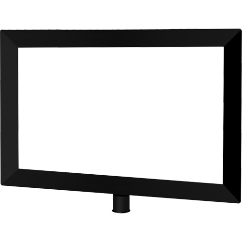 Heavy-Duty Horizontal Sign Holder for Classic Posts, Black Moffatt Supply & Specialties