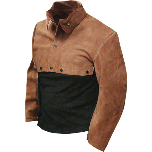 Standard Grade Leather Cape Sleeve, Medium, Brown Moffatt Supply & Specialties