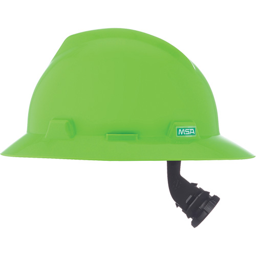 Casque de s&eacute;curit&eacute; &agrave; fente et bordure compl&egrave;te V-Gard, R&eacute;pond aux normes CSA type 1, Suspension Rochet, Non ventil&eacute; Moffatt Supply & Specialties
