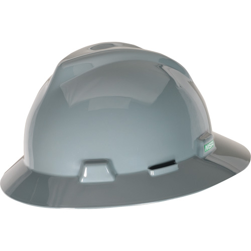 Casque de s&eacute;curit&eacute; &agrave; fente et bordure compl&egrave;te V-Gard, Suspension &agrave; douille, Non ventil&eacute; Moffatt Supply & Specialties