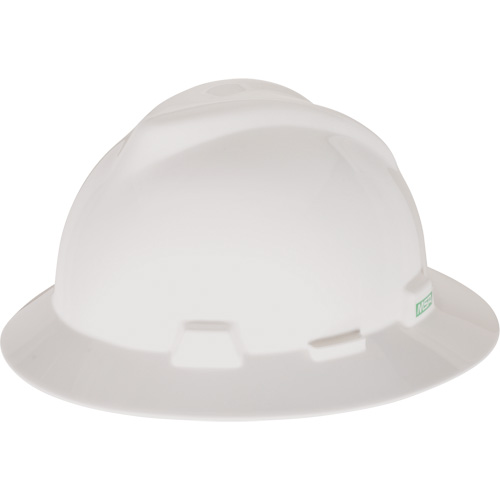 Casque de s&eacute;curit&eacute; &agrave; fente et bordure compl&egrave;te V-Gard, Suspension &agrave; douille, Non ventil&eacute; Moffatt Supply & Specialties