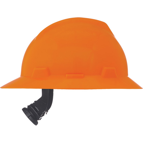 Casque de s&eacute;curit&eacute; &agrave; fente et bordure compl&egrave;te V-Gard, R&eacute;pond aux normes CSA type 1, Suspension Rochet, Non ventil&eacute; Moffatt Supply & Specialties