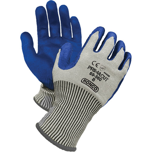 PrimaCut Cut Resistant Gloves, Size 8, 13 Gauge, Nitrile Coated, HPPE Shell, ANSI/ISEA 105 Level 4/EN 388 Level 5 Moffatt Supply & Specialties