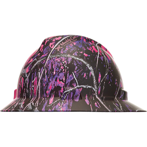 Casque de s&eacute;curit&eacute; &agrave; bordure compl&egrave;te Hydro Dip V-Gard, R&eacute;pond aux normes CSA type 1, Suspension Rochet, Non ventil&eacute; Moffatt Supply & Specialties